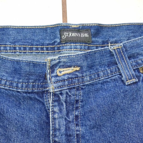 ST. JOHNS BAY MENS BLUE JEANS SZ 36 REG - Picture 4 of 8